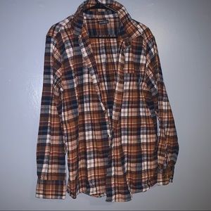 Eddie Bauer flannel button down shirt men